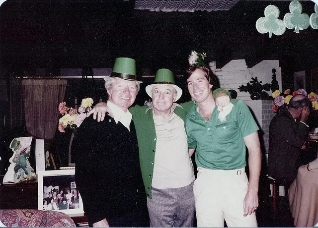 St. Patricks Day with Gene Kelly and son Jim Jr.