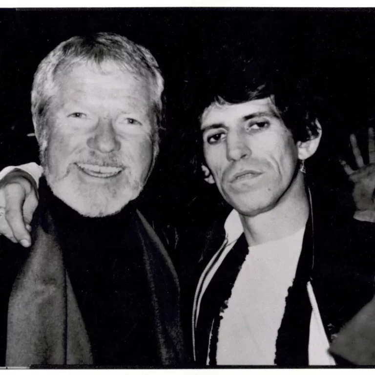 With Keith Richards