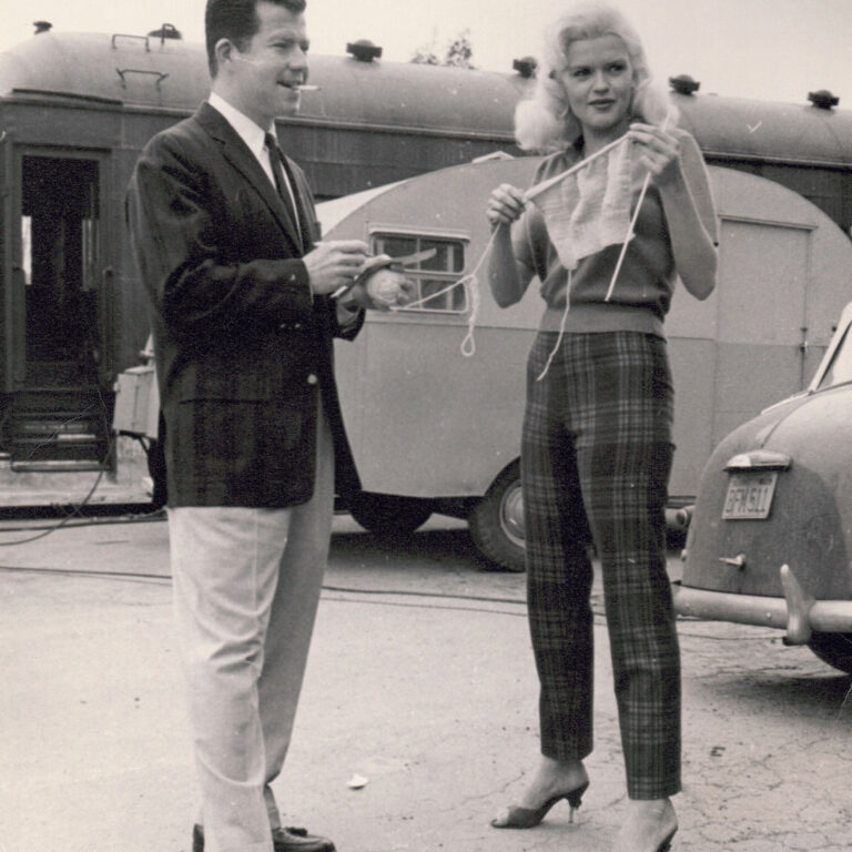 With Jayne Mansfield