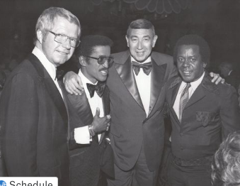 Me with Sammy Davis Jr., Howard Cosell and Flip Wilson