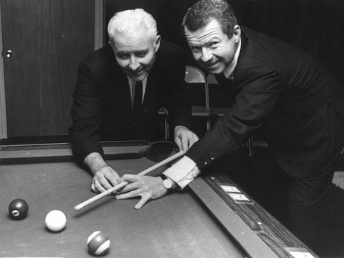 Shooting pool with Willie Mosconi