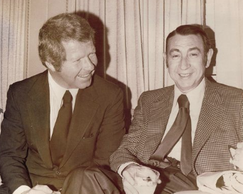 With Howard Cosell